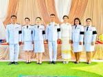 ร่วมพิธีสวดพระพุทธมนต์และทำบุญตักบาตรถวายพระราชกุศล